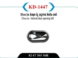 Dacia Duster Sol İç Açma Kolu Krom Kaya Marka