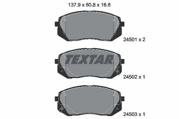 Fren Balatası İx35 2.0Crdı 10-Tucson 1.6T 15-Ön