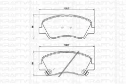 Ön Fren Balatası Accent Blue 2011- Kia Rio 2011-