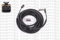 ABS Sensörü Ön Sol Kampana Tip (3900 mm) B Tipi Siyah Fıs (Spıral Korumalı) Man Tga 00 > Tgx Tgs 07 >