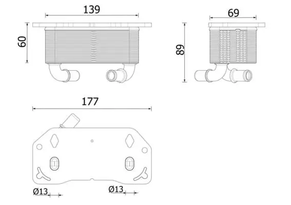 / Clc 336 000P / Volvo Xc40-60-90-S60-80 Motor Yağ Soğutucu 31368636