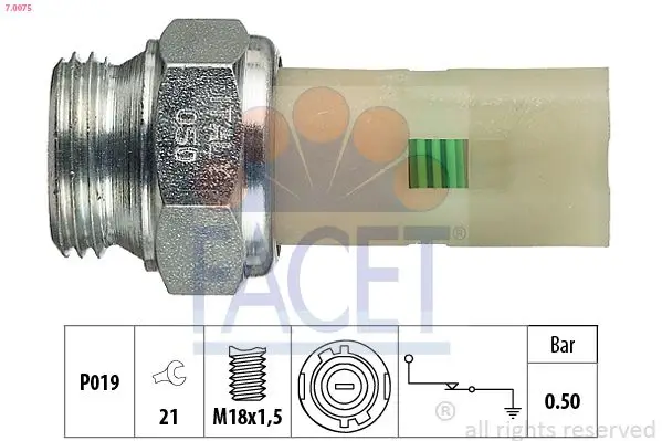 Yağ Müşürü R11 R21 1.7 2.0 R19 1.9Dlaguna 2.0 0.35 Bar