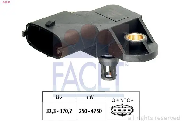 Basınç Sensörü (Om612) C-Class W203 03  07 Cl203 03  08 S203 03  07