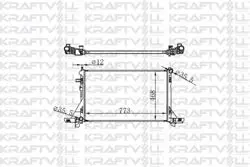 Motor Radyatörü Master III Movano 2,3 DCI 10-(- Ac) (775*470*34) (Mt) Radyatörü Marka