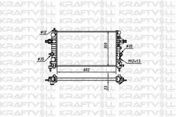 Motor Su Radyatörü Z16xe Z16xep Z16xer A16xer Astra H Zafira B (602*359*23) (Mt) Radyatörü Marka