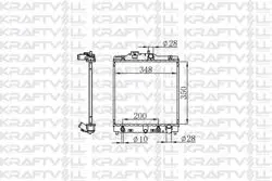Motor Su Radyatörü Honda Civic 1992-2000 (350*359*23) (At) Radyatörü Marka