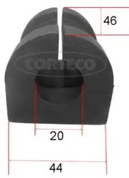 Viraj Lastiği Arka R / L Mitsubishi Outlander 07-/ Citroen C-Crosser 07-/ Peugeot 4007 07 -