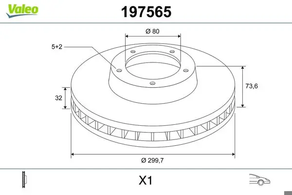 Fren Diski Ön Havalı 300 mm (Fiat Ducato 2.3 JTD / Peugeot Boxer / Citroen Jumper 2.2Hdı 06 -
