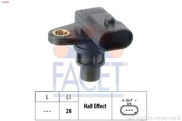 Eksantrik Devir Sensörü Opel Astra H / Vectra C / Zafira B Z19dth / Insignia A20dth