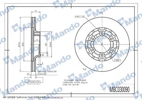 Mitsubishi Galloper Pajero Ön Fren Disk 277Cap