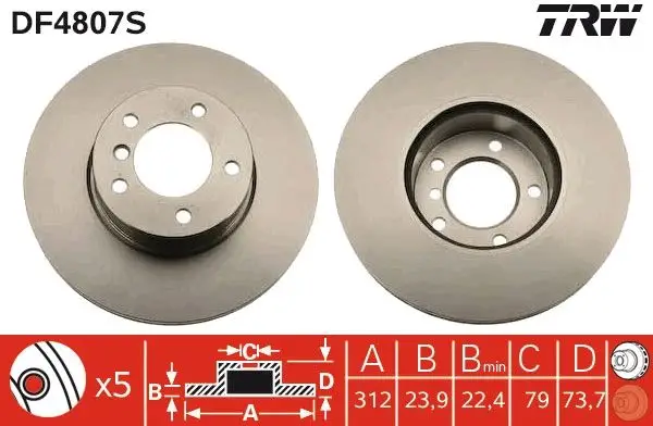 Disk On (Ad) 05 &Gt, 1-Seri (F20-F21) 3-Seri (F30-F31) (Kutu Fıyat Tek)