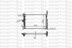 Motor Su Radyatörü Fucus III 1.5Tdcı 1,6Tdcı 95Ps / 115Ps 12 /-Yeni Connect 14-1.5Tdcı 1.6 TDCI Ölçü: (543*358*26) Brazing (Mt) Radyatörü Marka