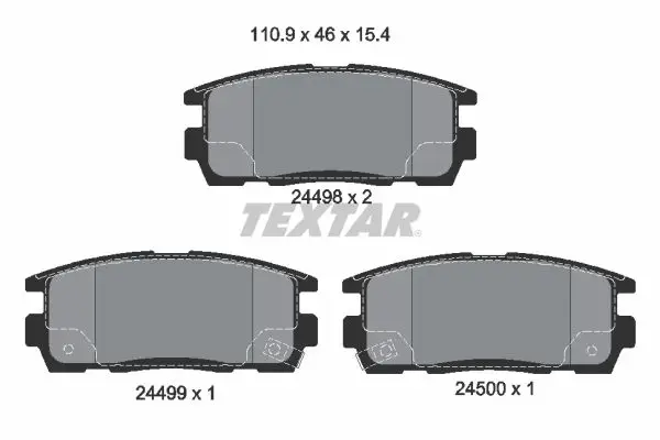 Fren Balatası Opel Antara / Chevrolet Captiva Arka