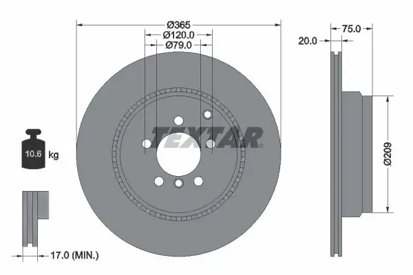 Fren Disk Range Rover III Arka 4.4 V8-5.0