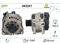Ford Kuga 2019 Model Sonrası 1.5 TDCI  Alternatör(Şarj Dinamosu) Komple Valeo Marka