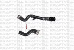 Turbo Hortumu-Plastik Boru Hariç-Ok Ile Gosterılen Büyük Hortum Renault Megane IV 1.5 DCI-Renault