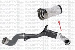 Turbo Hortumu Küçük Plastik Parca Hariç Dokker / Lodgy / Logan II / Sandero II / Duster / Clio IV 1.
