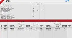 Opel Subap Takım Astra F G Vectra B X14xe X16xel Z16xe
