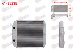 Renault Clio 4 2012- Kalorifer Radyatörü Veka Marka