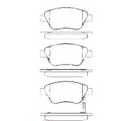 Balata Fren Ön-(Opel: Corsa D 1.0 1.2 1.4 1.3D 75Hp)