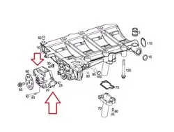 W204 Kasa C180 Kompressor Yağ Pompası Orijinal