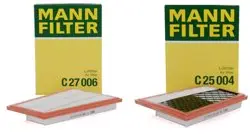 Mercedes Benz W164 ML 280 CDI Hava Filtre Takımı Mann Marka