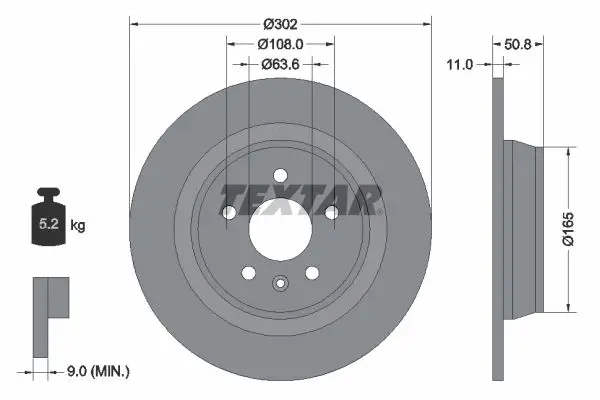 Ford Mondeo 2007-2014 Arka Fren Dısk Takımı (2 Adet)
                                Takım