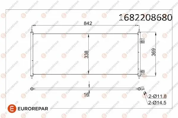Psa / Klima Radyatörü (Ford: Transit V184 01 >