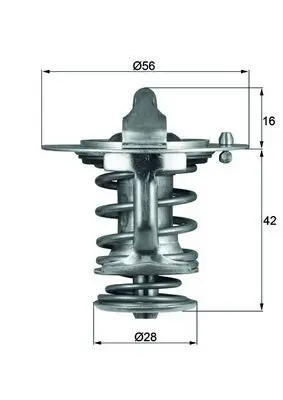 Termostat Fuso Canter 511 519 730 839 Challenger 4X4 . Charıot . Colt IV . Colt IV 4X4 . Colt V . De