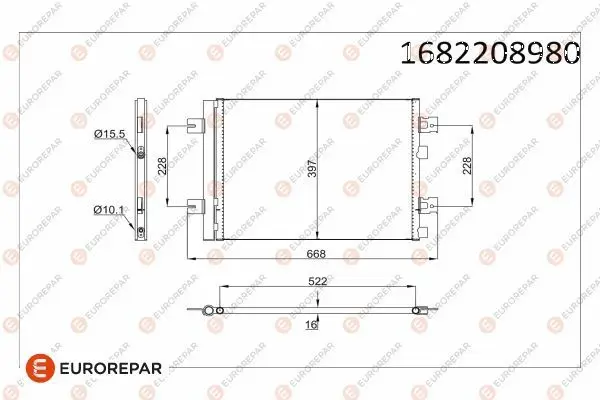 Psa / Klima Radyatörü Logan Duster Mcv Sandero