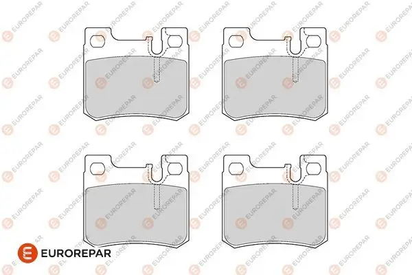 Psa / Erp Fren Balatası (61mm) W201 W202 W126 W124 93-Gdb1130-3630
