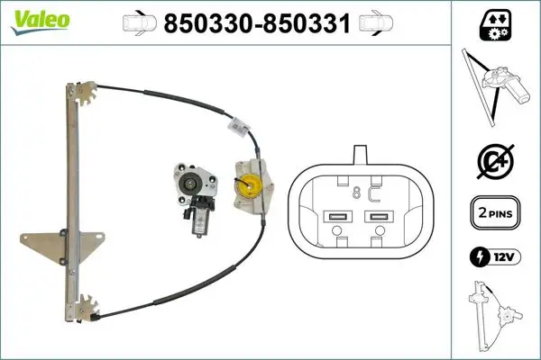 Cam Mekanizması Ön Sol (Peugeot 307 02)
