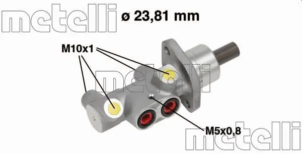 / Ana Merkez Alüminyum ABS Sız (Renault Clio III 1.2 1.4 1,5 DCI 1.6 2005-/ Modus 1,5 DCI 2004 -)