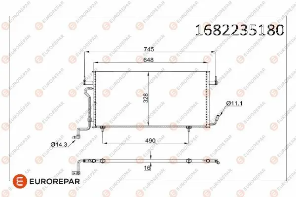 Psa / Erp Klima Radyatörü Berlingo Xsara Partner (5_,G_)