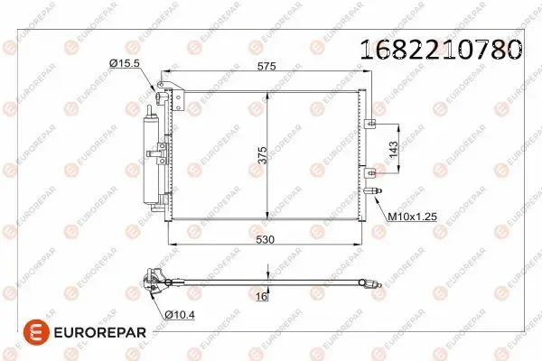 Psa / Erp Klima Radyatörü Renault Clio III-Modus (04-09) K9k K4j D4f