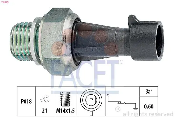 Yağ Basınç Müşürü (0,60) Sensörü Daily IV V 11 > Ducato Boxer Jumper 14 > Fuso Canter Tfa 12 > Euro5
