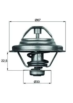 Termostat-VW 1.6 1.8 2.0 Transporter T2 T3