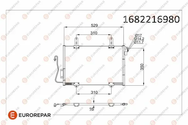 Psa / Erp Klima Radyatörü Renault Kangoo (Kc0 / 1_) Express (Fc0 / 1_)