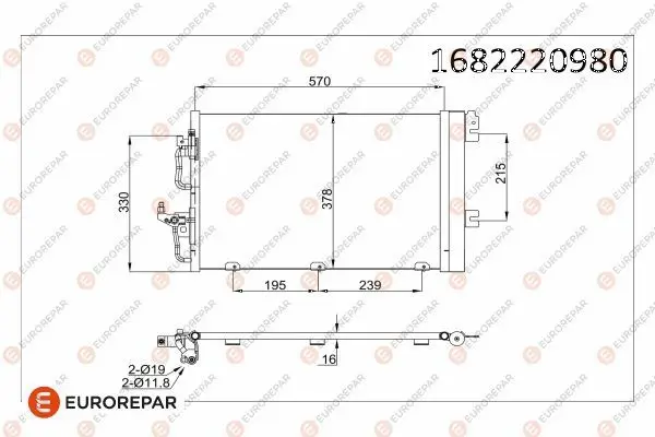 Psa / Erp Klima Radyatörü Astra H (A04) Zafira B (A05)