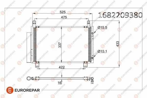 Psa / Erp Klima Radyatörü Subaru Trezıa Toyota Yaris Urban Verso S