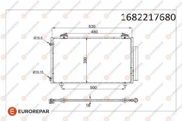 Psa / Erp Klima Radyatörü Toyota Corolla (_E12_)