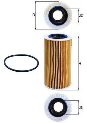 Yağ Filtre Mondeo IV Ca2 07 > 14 2.5 S-Max 09 > 2.5 Kuga 08 > 11-2.5 / S40 04 > S40 II Volvo 2.4 D5 T5