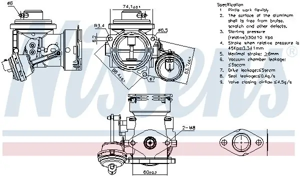 EGR Valfi (VW Caddy 04-11 Skoda Octavia 04-13) Bjb