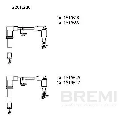 Buji Kablo Takımı VW 1.4 16V Cordoba Aua