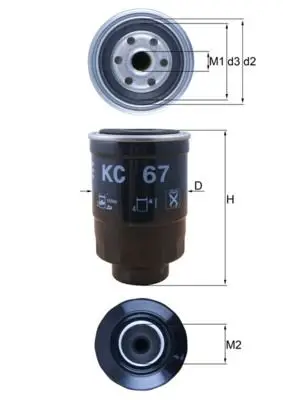 Filtre Mazot (Nissan D22 97 / Terrano 2.7)