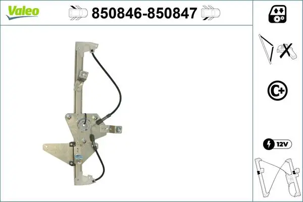 Cam Mekanizması Arka Sol (Peugeot 308 07 -)
