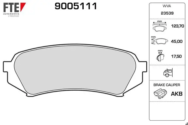 Arka Fren Balatası Lexus Lx 02 > 08 Land Cruiser 02 > 07