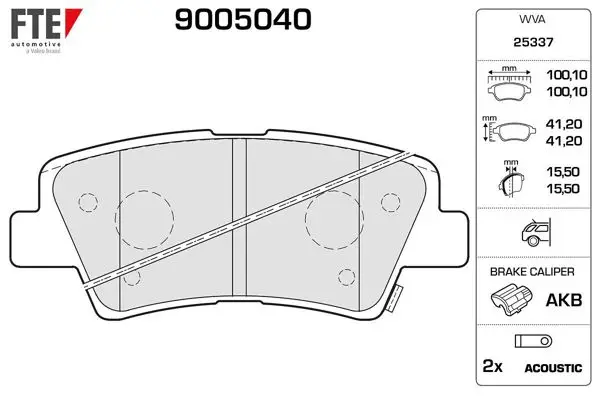 Arka Fren Balatası Hyundai Accent Blue 11-> Elantra 11-> I40 11-> i30 11-> Optıma 11-15 Rio 11-> Cee