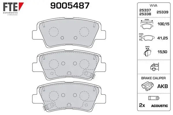 Arka Fren Balatası Hyundai Accent Blue 11-> Elantra 11-> I40 11-> i30 11-> Optıma 11-15 Rio 11-> Cee