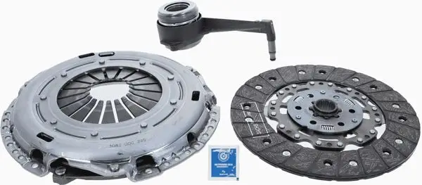 Debriyaj Seti + Rulman (VW Caddy 04-11 Golf 04-14 Passat 06-11) Azv-Bkd-Bkp
